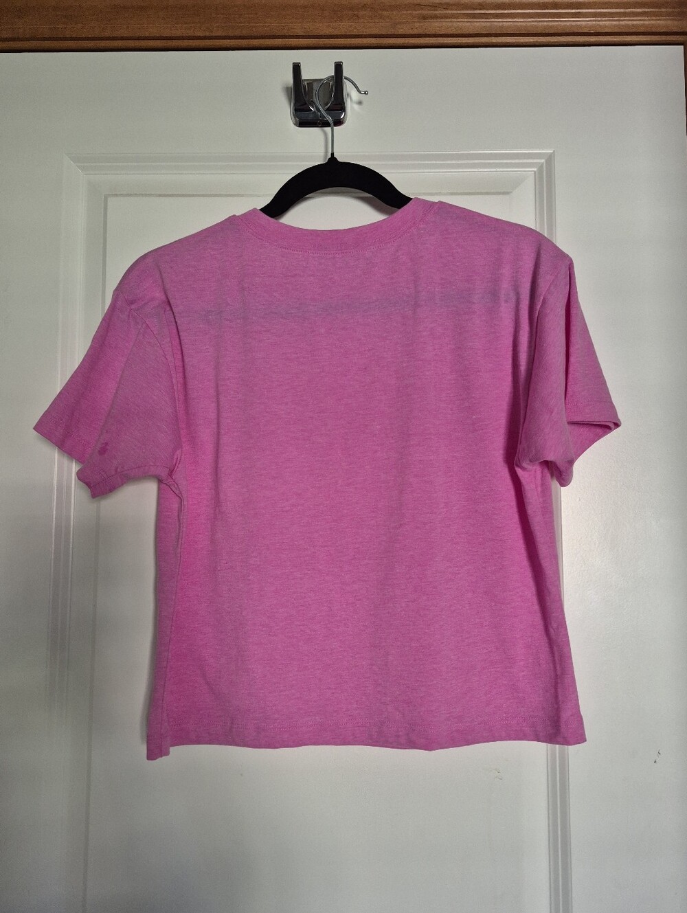 Zenana Women's Pink Crewneck Tee - Picture 2 of 2